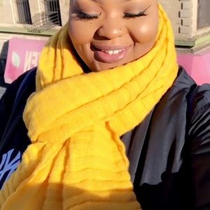 Thick oversized long scarf